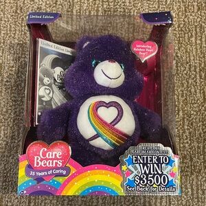 Care Bear rainbow heart bear limited edition